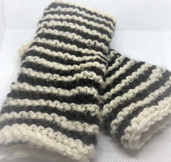 Charlie Button Yarns Knit Kit - Beginners Handwarmers