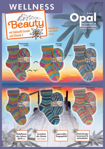Opal - Beauty 'Wellness'  with Edelweiss and Vitamin E - 4ply