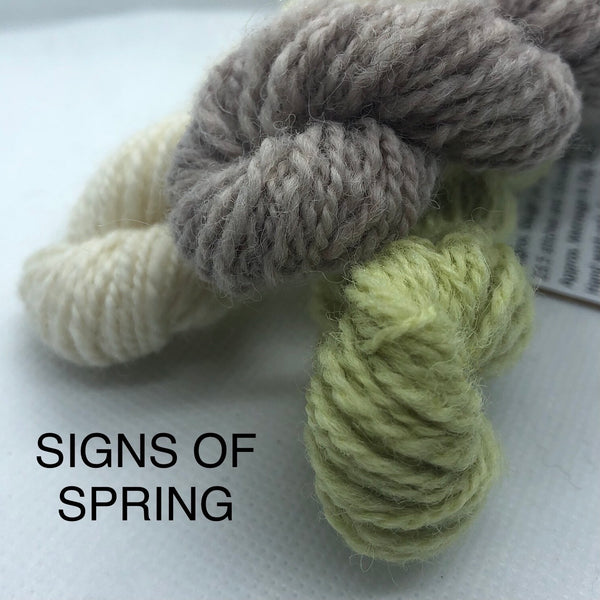 Charlie Buttons Yarn - Natural Dyed Minis Trio - 4Ply