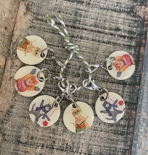 Lobster Clasp Stitch markers - Emma Ball