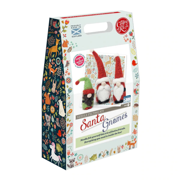 Santa Gnomes Needle Felting Kit