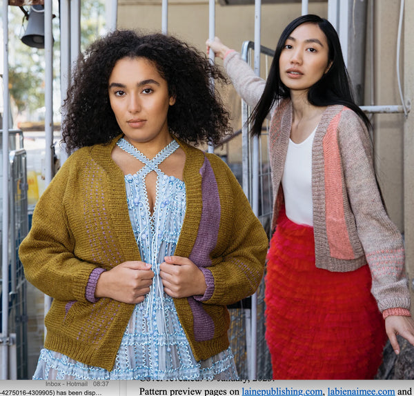 Neons and Neutrals : A Knitwear collection curated by Aimee Gille - Laine Publishing