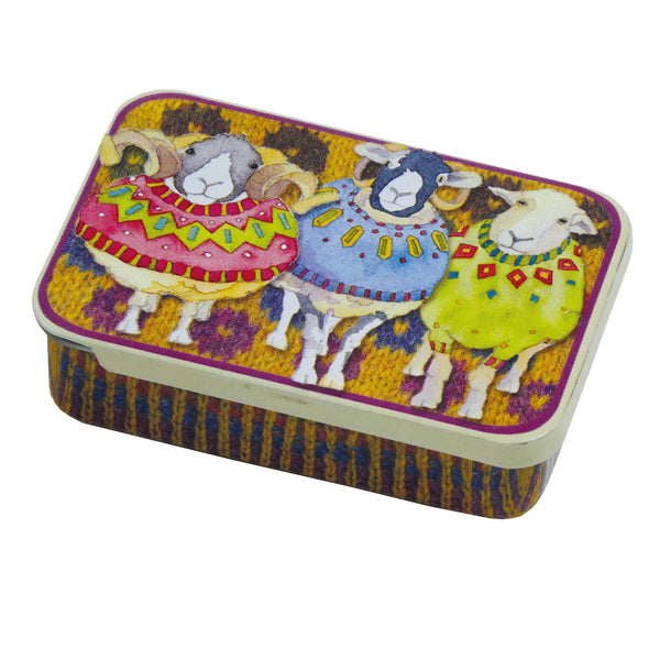 Sheep in Sweaters Rectangular Tin - Emma Ball