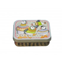 Woolly Puffin Rectangular Tins - Emma Ball
