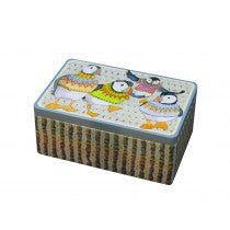 Woolly Puffin Rectangular Tins - Emma Ball