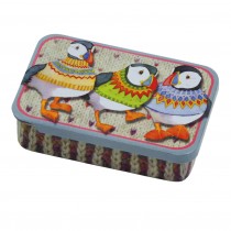 Woolly Puffin Rectangular Tins - Emma Ball