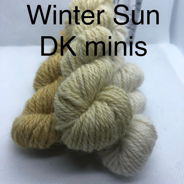 Charlie Buttons Yarns - Natural Dyed Minis Trio - DK