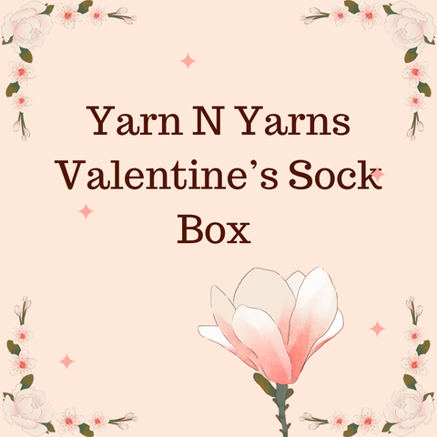 Yarn N Yarns Valentine's Sock Box