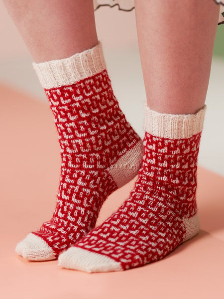 Happy Feet Socks Collection:  Hand knitted sock designs by Winwick Mum