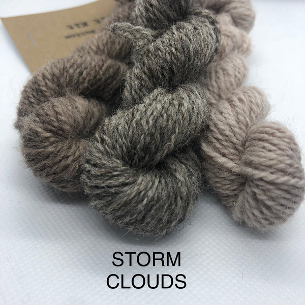 Charlie Buttons Yarn - Natural Dyed Minis Trio - 4Ply